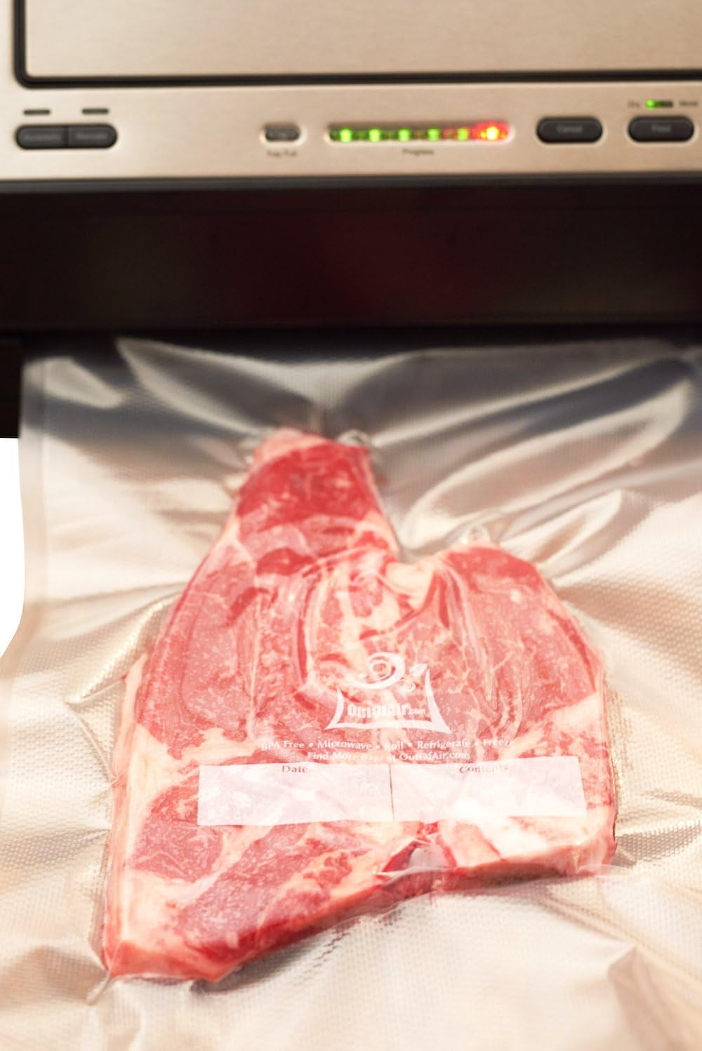 100 Vacuum Sealer Bags: Gallon Size (11" X 16") by Works with Foodsaver & Other Machines - 33% Thicker BPA Free, Commercial Grade, 11 X 16 Inches