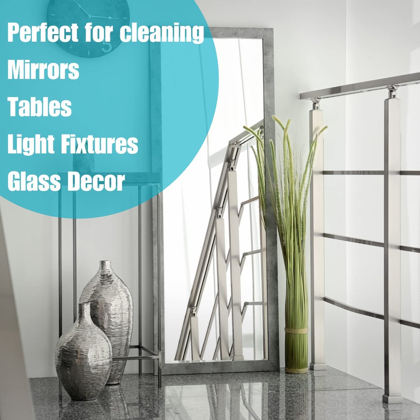 92194-4PK Premium Glass and Window Cleaner for Auto and Home Cleans Glass, Windows, Glass Cooktops, Patio Doors, and More, Streak-Free, Ammonia-Free, Tint-Safe, 32 Fl Oz, Pack of 4