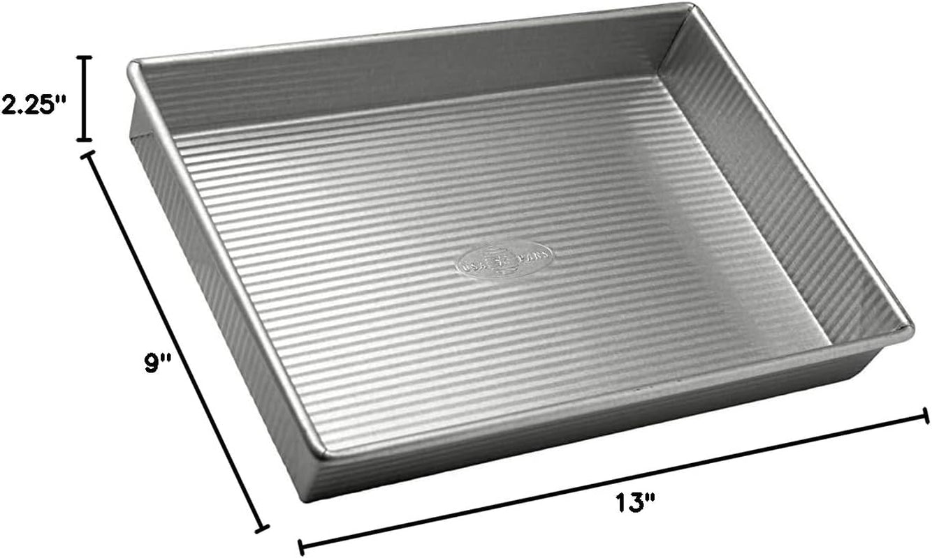 Bakeware Rectangular Cake Pan, 9 X 13 Inch, Nonstick & Quick Release Coating, Aluminized Steel