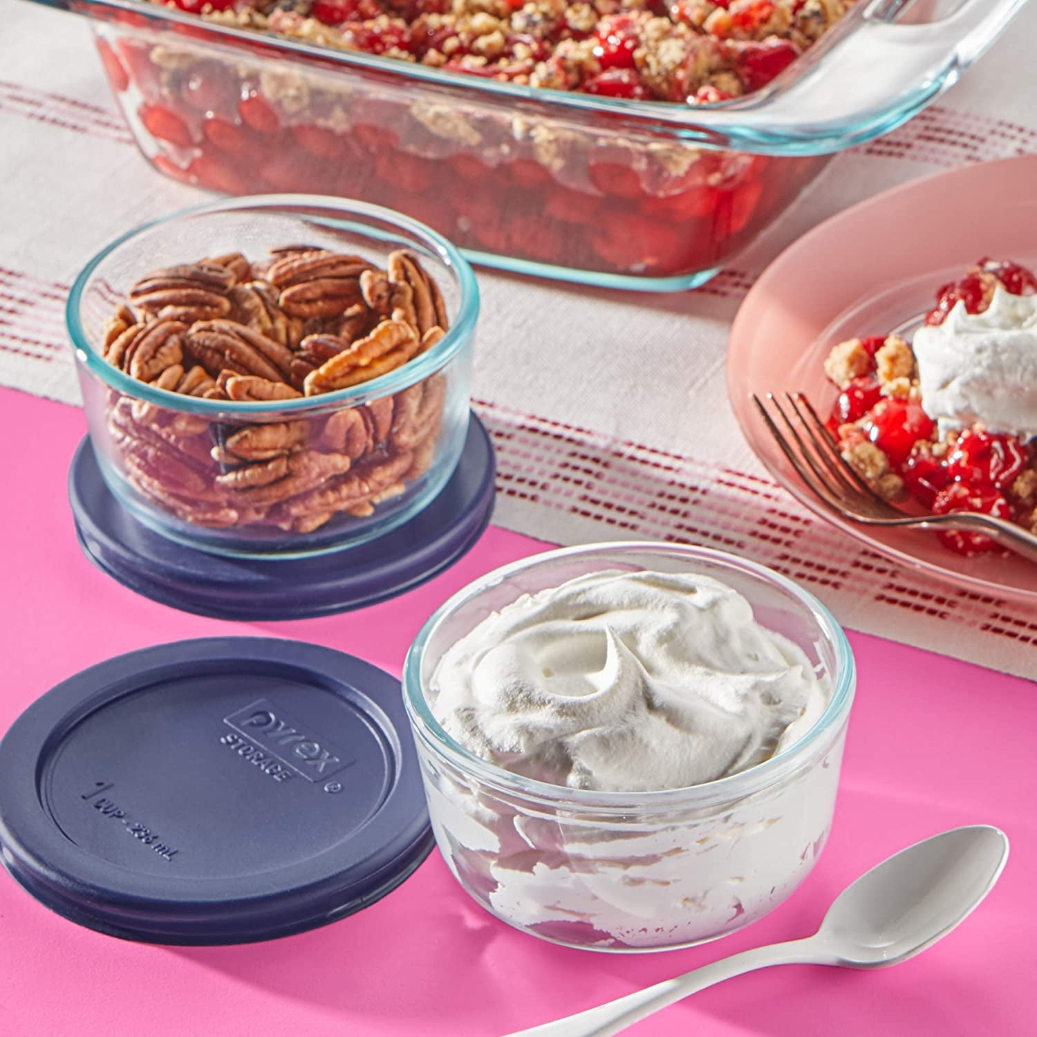 Easy Grab 8-Piece Glass Bakeware and Food Storage Set