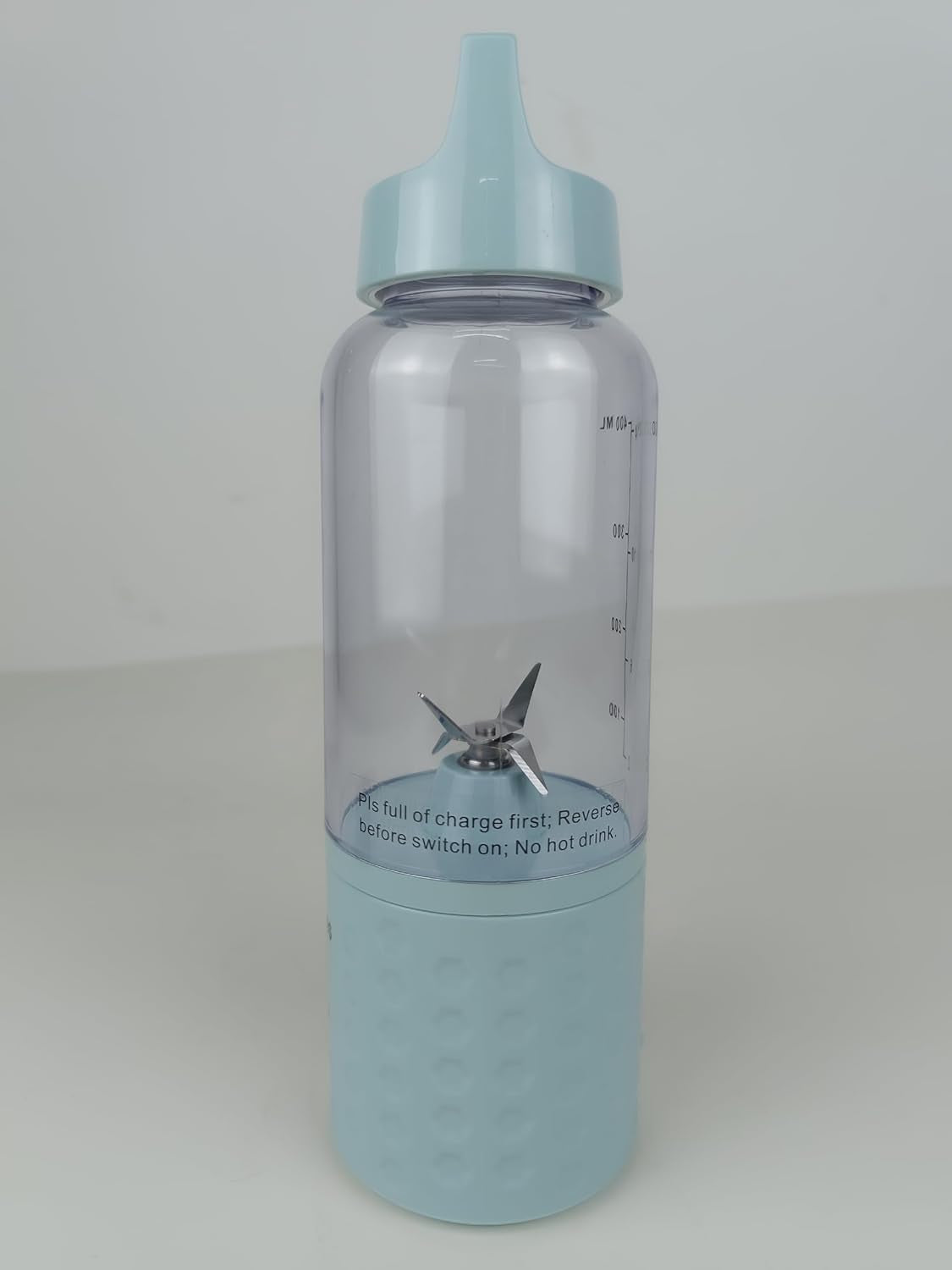 Portable Blender,  Personal Blender, Smoothie Blender. Rechargeable USB Blender Cup Corolina Blue