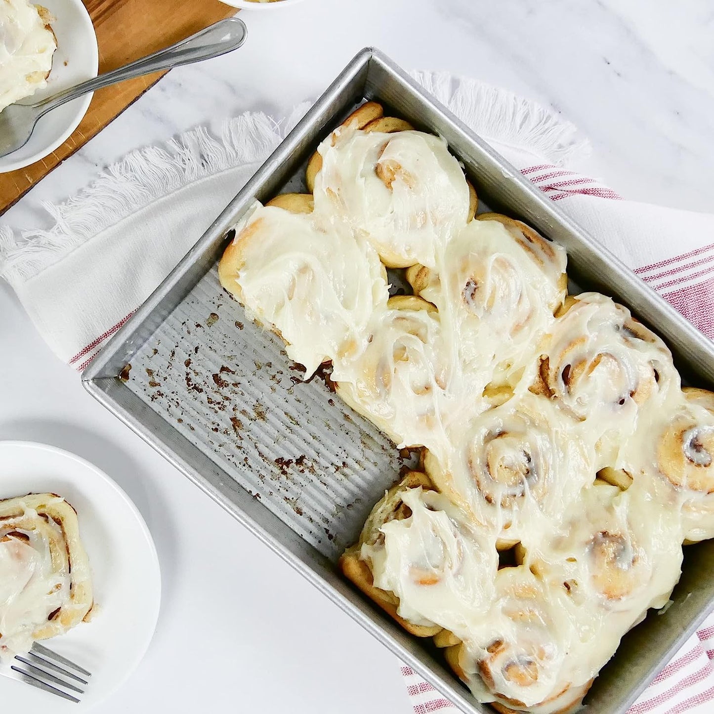 Bakeware Rectangular Cake Pan, 9 X 13 Inch, Nonstick & Quick Release Coating, Aluminized Steel