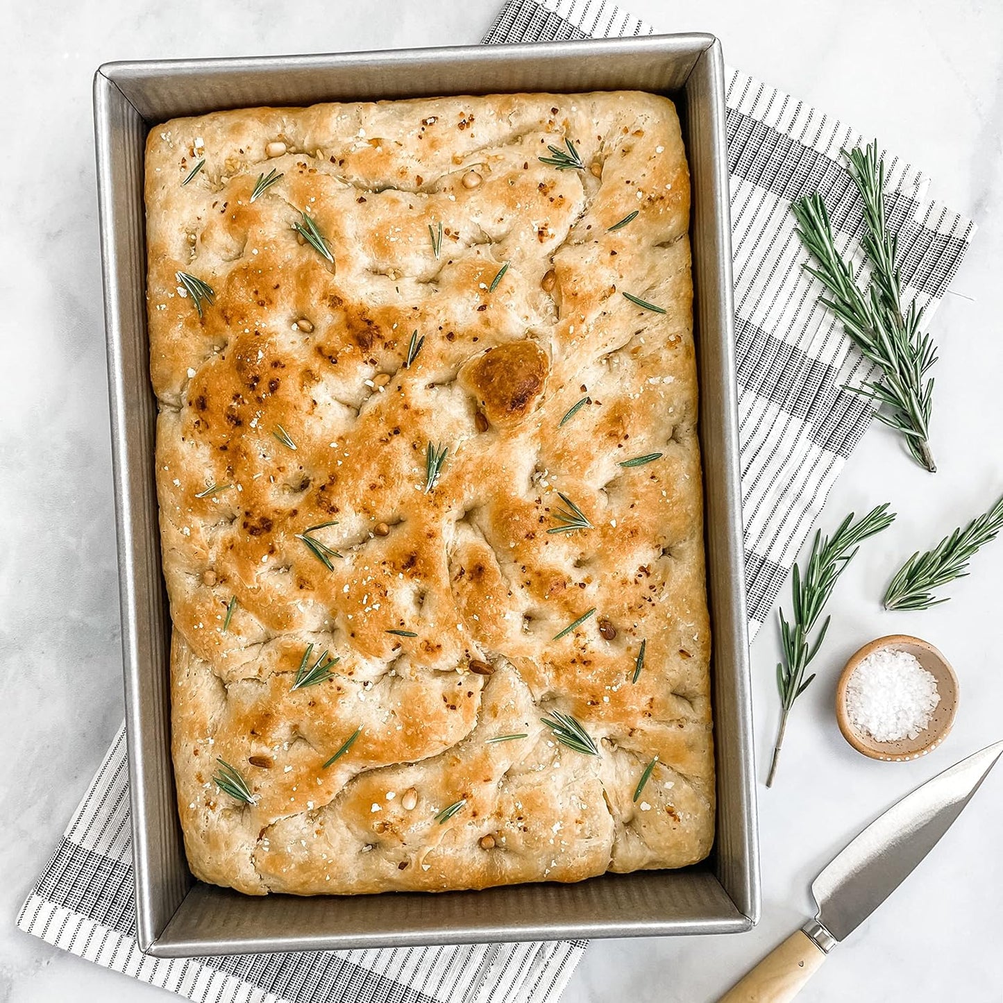 Bakeware Rectangular Cake Pan, 9 X 13 Inch, Nonstick & Quick Release Coating, Aluminized Steel